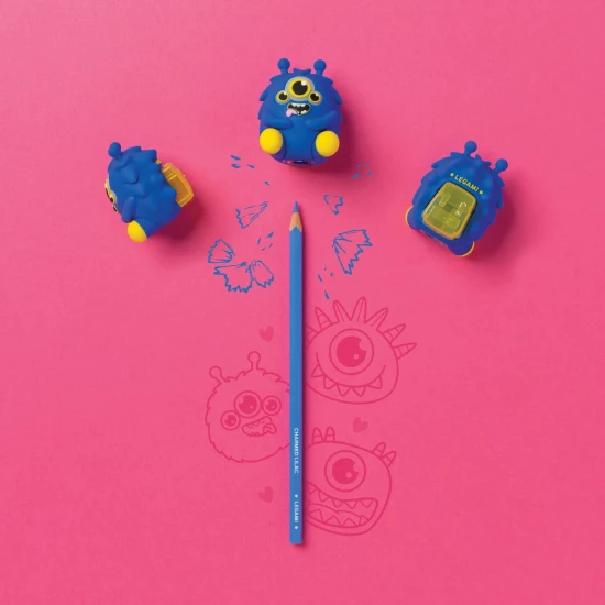 TAILLE-CRAYONS LUMINEUX AVEC RESERVOIR MONSTRE