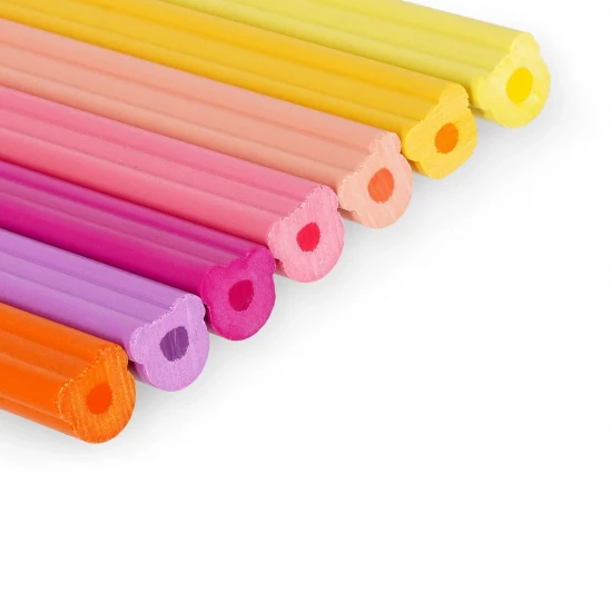 BOITE DE 24 CRAYONS DE COULEURS AVEC TAILLE-CRAYONS - TEDDY FRIENDS