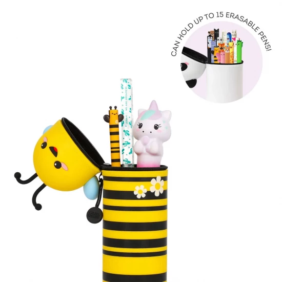 TROUSSE 2 EN 1 SILICONE ABEILLE - KAWAII
