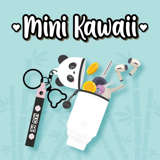 PORTE-MONNAIE PORTE-CLÉS PANDA - MINI KAWAII