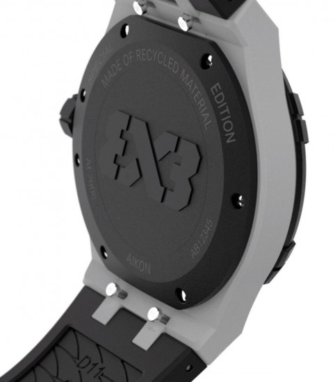 AIKON #TIDE SPECIALE ED. FIBA 3x3 WORLD TOUR CADRAN GRIS 40mm