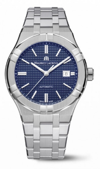 AIKON AUTOMATIC DATE CADRAN BLEU 42mm