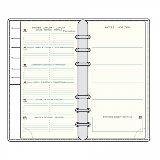 AGENDA DE POCHE AK18