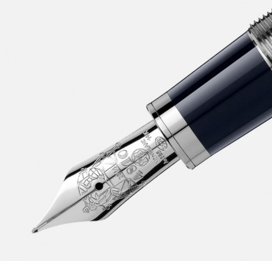 GRANDS CARACTÈRES JOHN F. KENNEDY BLEU PLUME