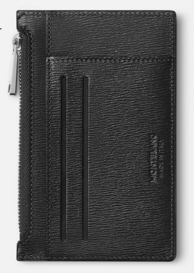 4810 MEISTERSTÜCK NOIR PORTE-CARTES 8CC AVEC POCHE ZIPPEE