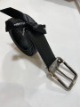 CEINTURE BOUCLE ARDILLON REVERSIBLE 2 CUIRS NOIR