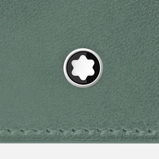 MEISTERSTÜCK SÉLECTION SOFT VERT CLAY PORTE-CARTES FIN À TROIS VOLETS 4cc