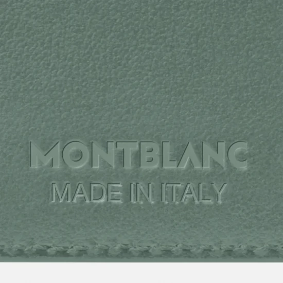 MEISTERSTÜCK SÉLECTION SOFT VERT CLAY PORTE-CARTES FIN À TROIS VOLETS 4cc