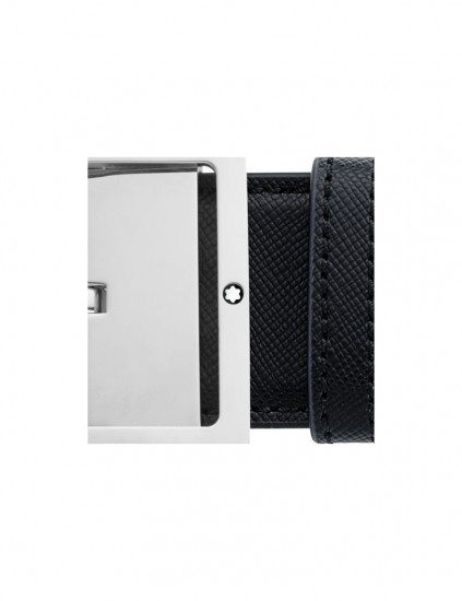 SARTORIAL CEINTURE RÉVERSIBLE NOIR / GRIS