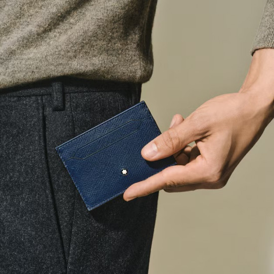 SARTORIAL BLEU PORTE-CARTES 4cc