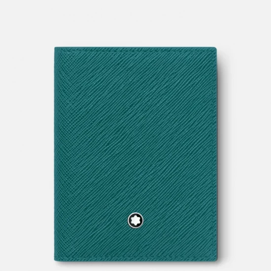 SARTORIAL FERN BLUE PORTE-CARTES 4cc SOUFFLET