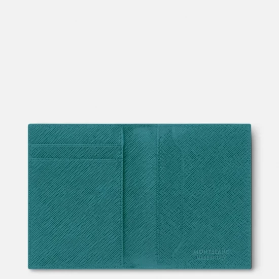SARTORIAL FERN BLUE PORTE-CARTES 4cc SOUFFLET