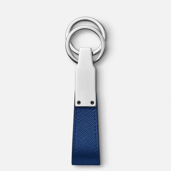 SARTORIAL BLEU PORTE-CLÉS BOUCLE DOUBLE ANNEAUX