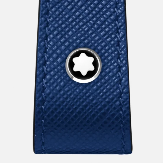 SARTORIAL BLEU PORTE-CLÉS BOUCLE DOUBLE ANNEAUX