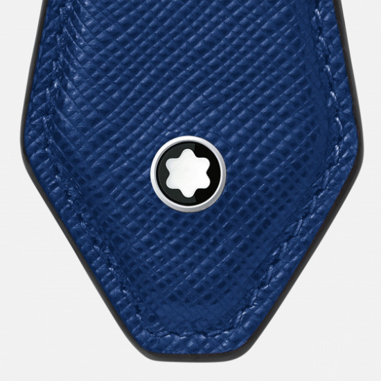 SARTORIAL BLEU PORTE-CLÉS LOSANGE