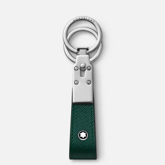 SARTORIAL VERT PORTE-CLÉS BOUCLE DOUBLE ANNEAUX