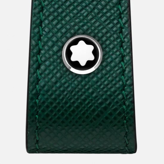 SARTORIAL VERT PORTE-CLÉS BOUCLE DOUBLE ANNEAUX