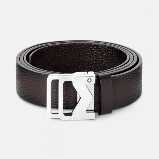 SOFT GRAIN CEINTURE SFUMATO MARRON