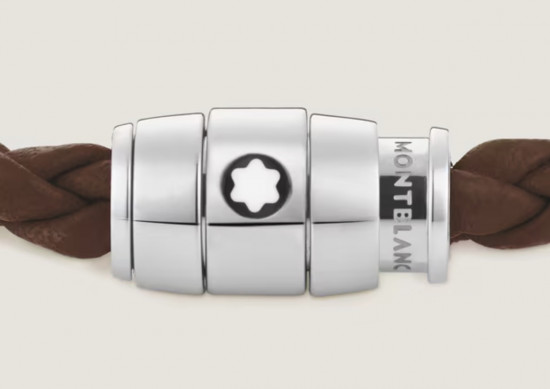 BRACELET 3 ANNEAUX AIMANTÉS EN CUIR SOFT MARRON