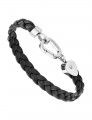 BRACELET WRAP ME EN CUIR TRESSÉ
