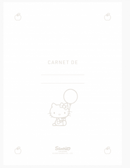 CARNET A5 ROSE HELLO KITTY