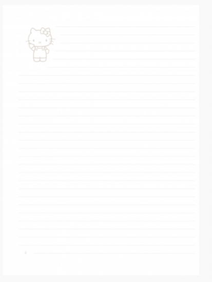 CARNET A5 ROSE HELLO KITTY