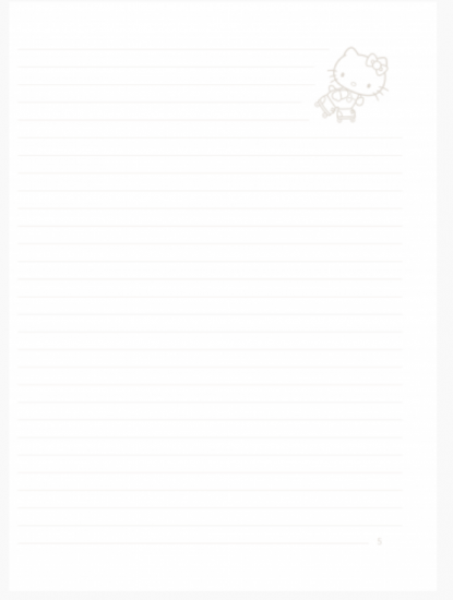 CARNET A5 ROSE HELLO KITTY