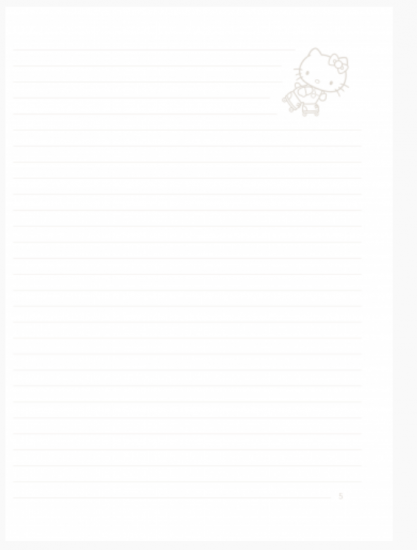 CARNET A5 MILK HELLO KITTY