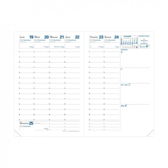 RECHARGES AGENDA - AFFAIRES 10x15cm