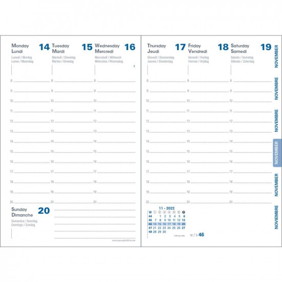 RECHARGES AGENDA - AFFAIRES 10x15cm