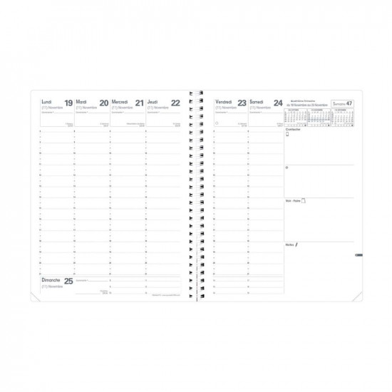 RECHARGES AGENDA - PRESIDENT 21x27cm