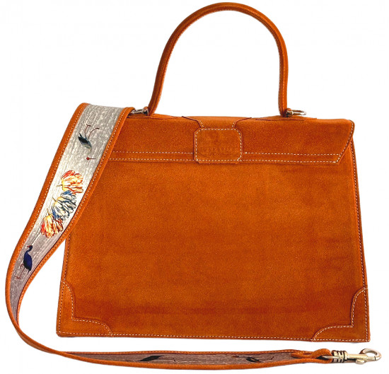 MÉDICIS « LE PERROQUET ORANGE » DAIM ORANGÉ