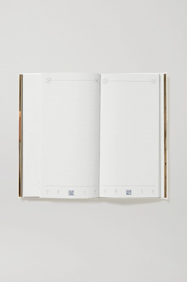 CARNET 8.16 INTÉRIEUR COULEUR ATTRIBUTS DORÉ