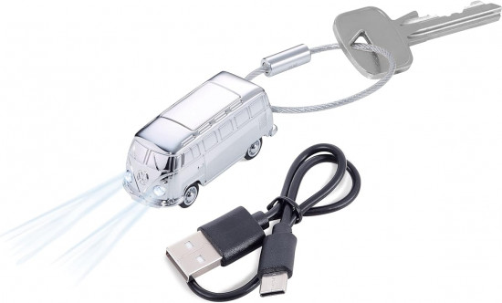 PORTE-CLÉS COMBI VW LUMINEUX RECHARGEABLE USB-C