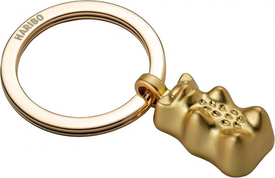 PORTE-CLES OURS DORE HARIBO