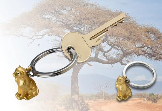 PORTE-CLES LEOPARD