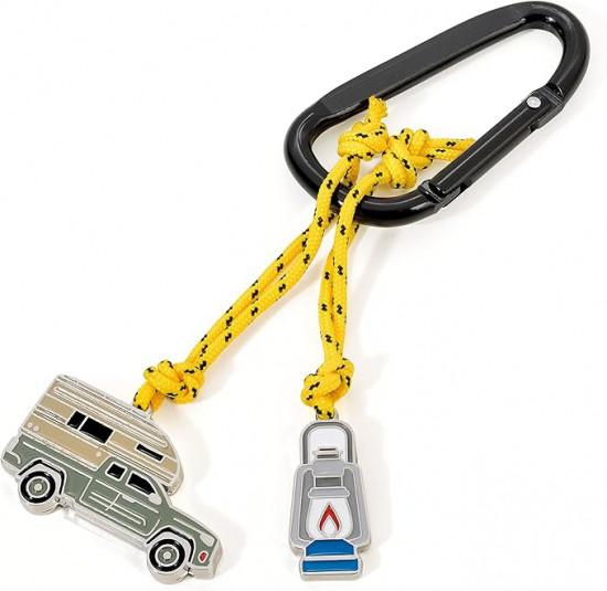 PORTE-CLÉS MOUSQUETON CARAVANE