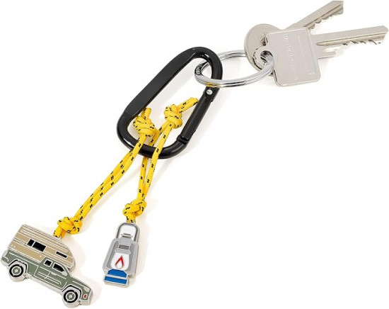 PORTE-CLÉS MOUSQUETON CARAVANE